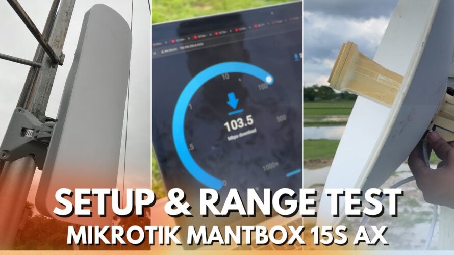 MikroTik mANTBox 15s ax: WiFi 6 Access Point Setup & Range Test | in HINDI #wifi6
