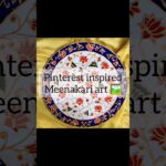 Pinterest-inspired Meenakari work on MDF board #shorts #wallputtycraftideas #diy #pinterest #art