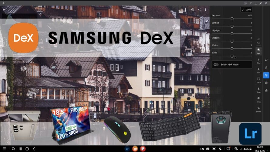 Portable Smartphone Photography Editing System | Samsung DeX