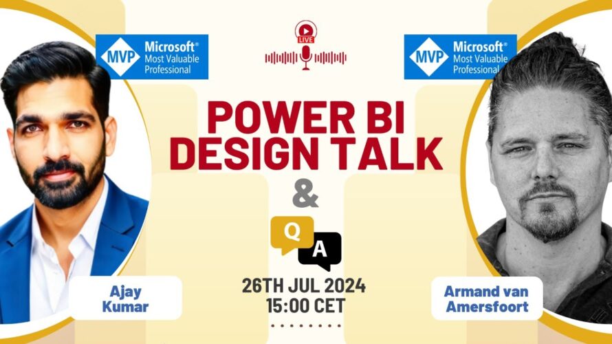 Power BI Design & QA Live Session with Armand, a data platform MVP from Netherlands