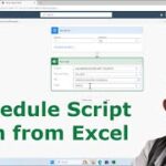 Schedule Script Running from Excel