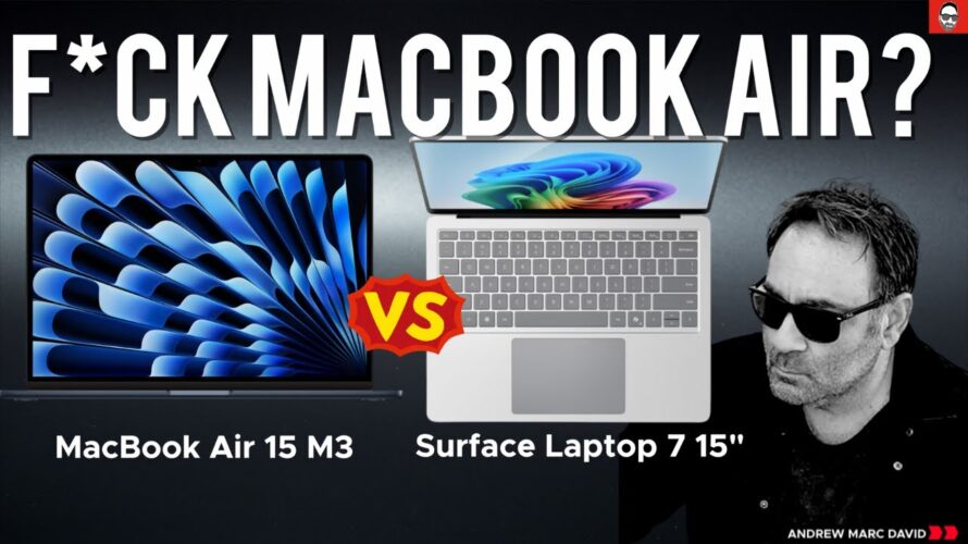 Surface Laptop 7 vs. MacBook Air M3 – GAME OVER?