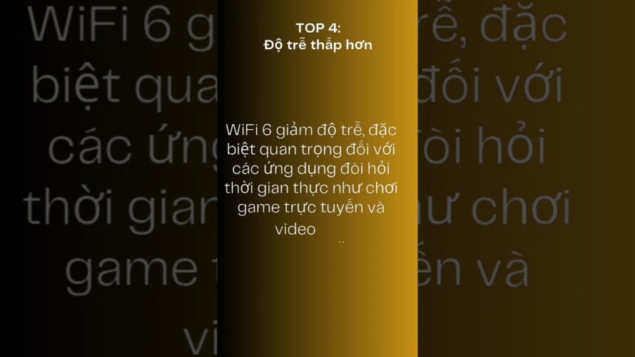 Top 6 lợi ít của WiFi 6 so với các phiên bản trước #capquang #wifi 6#capquang #automobile #fpt