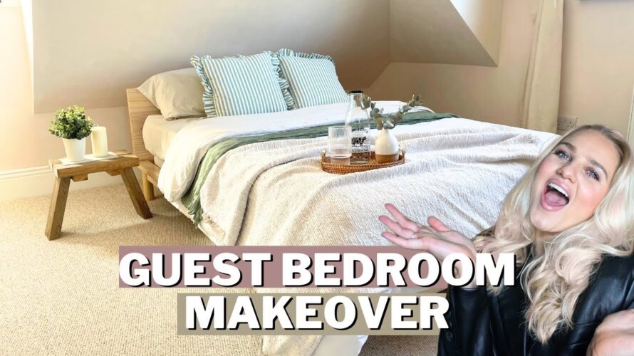 Transforming a Guest Bedroom/Office with IKEA and Argos Furniture | DIY Makeover