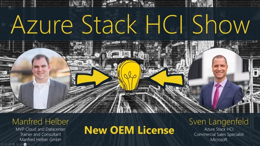 Azure Stack HCI Show: New OEM licensing option