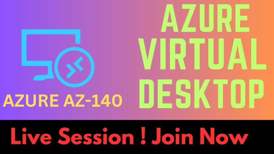 Azure Virtual Desktop Live Class ! DAY-1