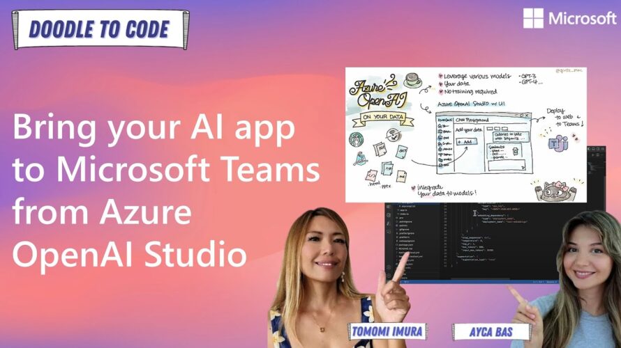 Bring your AI app to Microsoft Teams with Azure OpenAI Studio’s new ‘Deploy to a Teams App’ feature