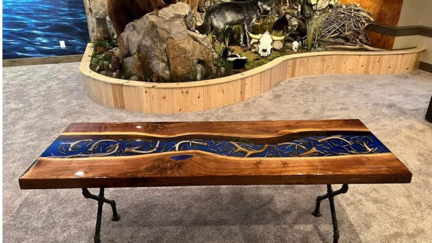 DIY Epoxy Bullet Table!! For an Insane Trophy Room!!