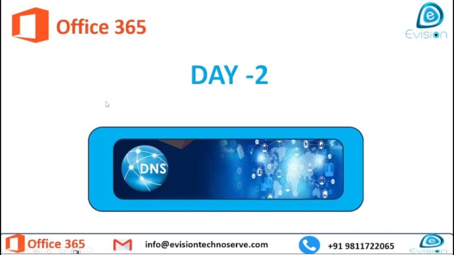 Domain and DNS recording set up in Microsoft office 365 admin center -Day 2