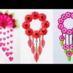 Easy and Quick Paper Wall Hanging/A4 Sheet Wall Decor/Cardboard Reuse/Room Decor DIY