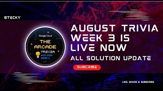 Google Cloud Arcade Facilitator August Week 3 Live Now || All Solution Update || Join Arcade Week 3