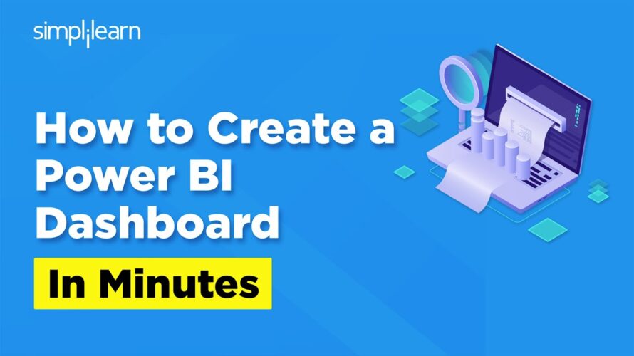 How To Create A Power BI Dashboard In Minutes in Power BI Desktop | Power BI | 2024 | Simplilearn