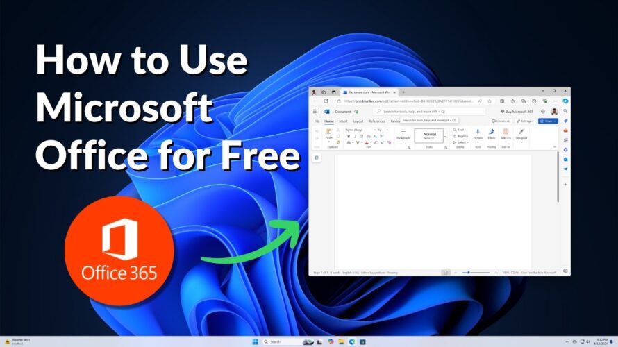 How to Use Microsoft Office 365 For Free in Windows 11