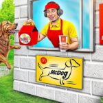 Maison Une Couleur Défi McDonald’s vs Crème Glacée vs Beignets | Défi Fou par Multi DO Smile