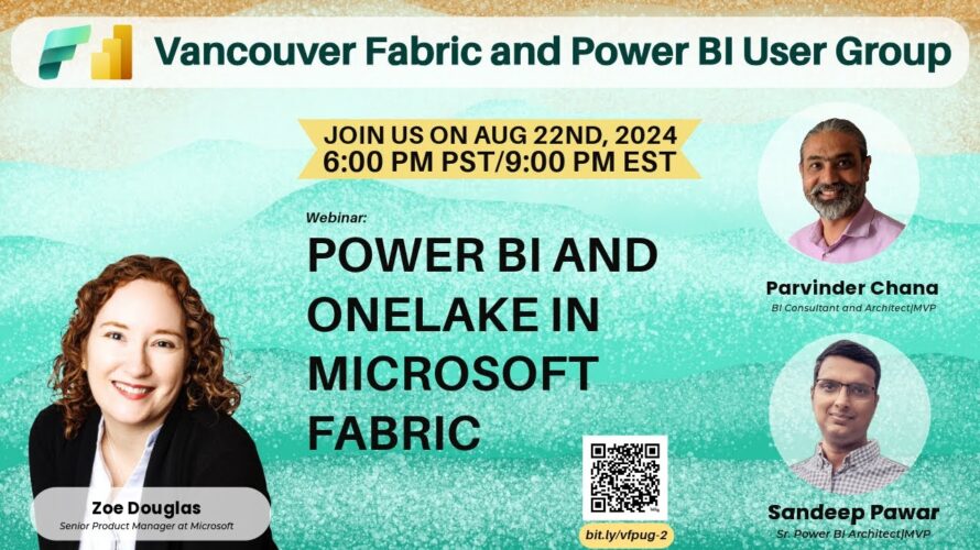 Power BI and OneLake in Microsoft Fabric | Zoe Douglas