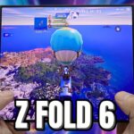Samsung Galaxy Z Fold 6 Fortnite Gameplay | Snapdragon 8 Gen 3