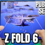 Samsung Galaxy Z Fold 6 test game PUBG Max Setting | 120Hz Display, Snapdragon 8 Gen 3
