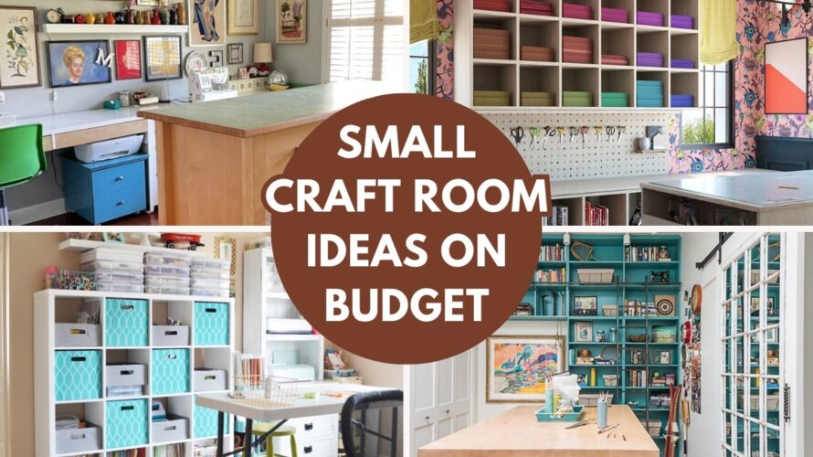 200 Small Craft Room Ideas on a Budget Organize with DIY Furniture and Smart Design Tips