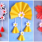 3 Easy and Quick Paper Wall Hanging Ideas / A4 sheet Wall decor / Cardboard  Reuse /Room Decor DIY