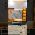 luxurious TV unit || interior design || TV panel || 🔥 #woodworking #tvpatrol  #interiordesign #tv