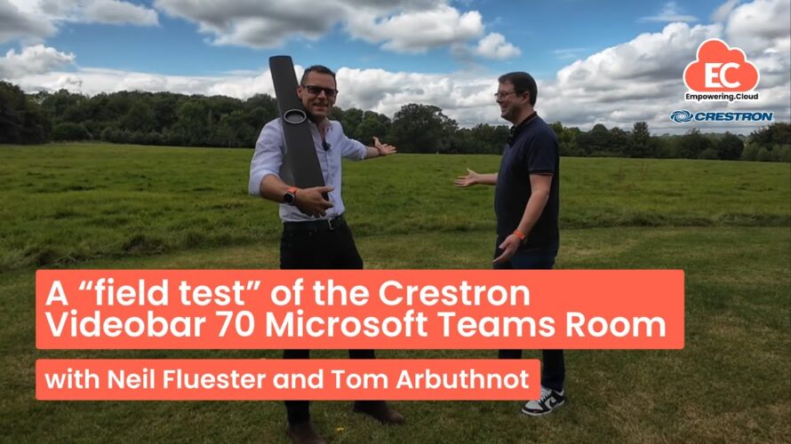 A “Field Test” of the Crestron Videobar 70 Microsoft Teams Room