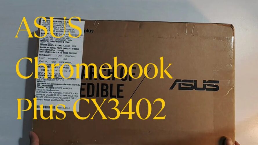 Asus Chromebook Plus CX3402 Unboxing