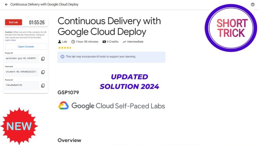 Continuous Delivery with Google Cloud Deploy || 2024 || #GSP1079 #qwiklabs #qwiklabsarcade2024