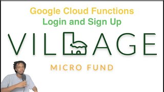 Google Cloud Functions For Login and Sign Up
