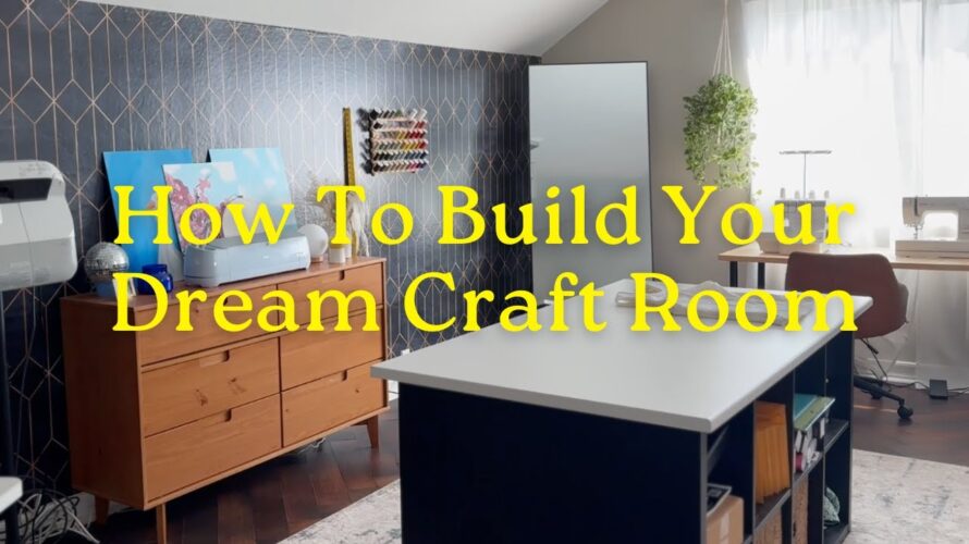 How To Build Your Dream Craft Room (+ DIY Fabric Cutting Table)