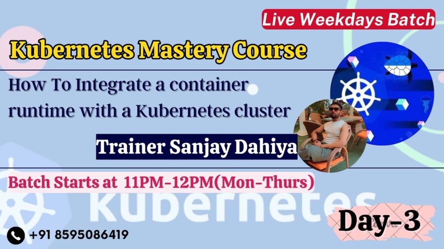 How To integrate a container runtime with a Kubernetes cluster| Kubernetes Mastery Live Class 2024
