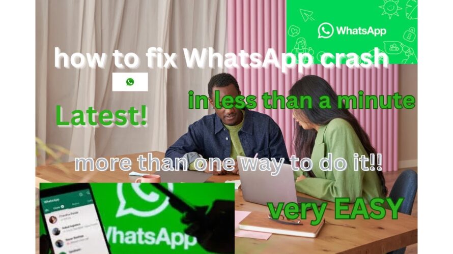 How to fix WhatsApp crash on a chromebook PC or android phone/tablet |2024