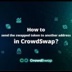 How to send the swapped token to another address in CrowdSwap?