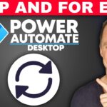 Loops and For each in Power Automate Desktop – Beginners Tutorial