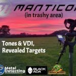 #MANTICORE Tones, VDI & Revealed Targets ##MetalDetectingUK #realdetecting Minelab