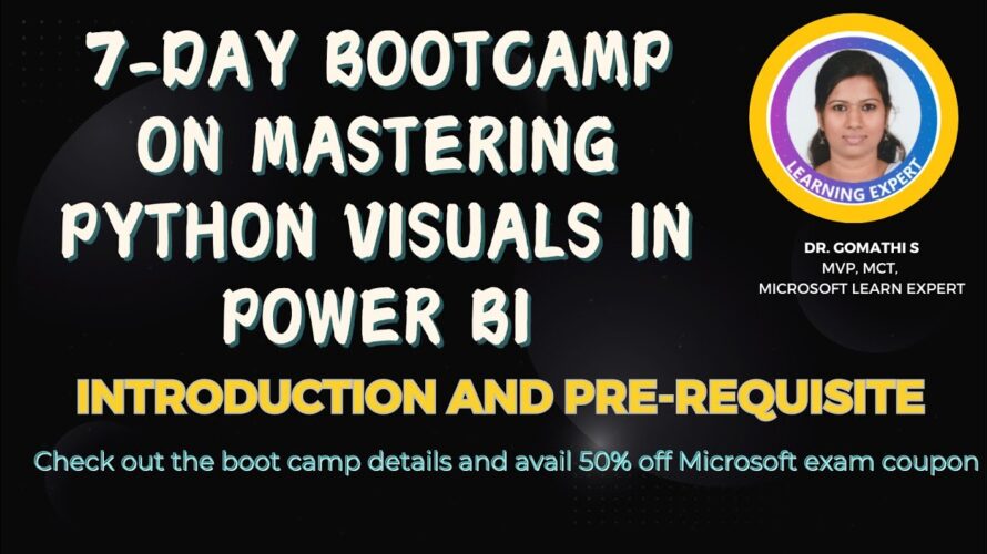 Master Python Visuals in Power BI in 7 Days – Intro & Prerequisites #bootcamp #challenge