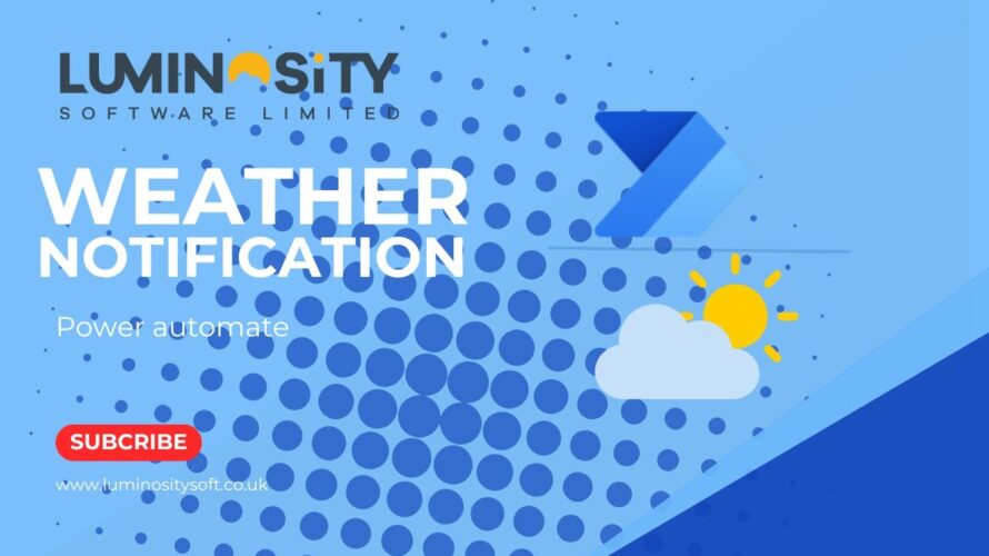 Set Up Daily Weather Notifications Using Power Automate