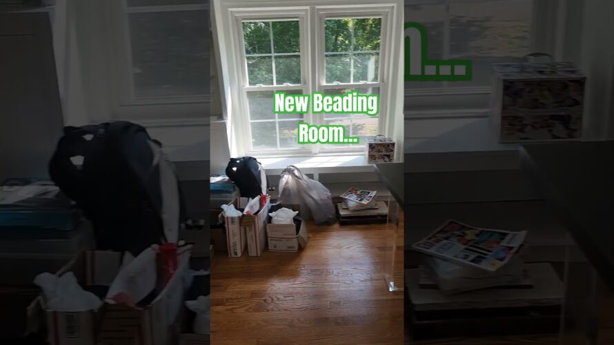 We’re Moving In #homerenovation #craftroomorganization #beadingtutorials