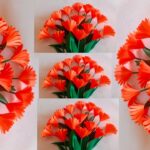 DIY Room Decor ideas | Paper Flower wall Decoration Easy and Unique
