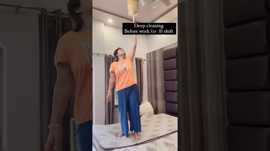 Deep cleaning before work shift#explorepage #dailyvlog #trendingshorts #youtubeshorts