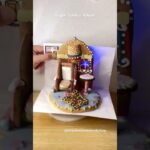 Diy a sugar cookie house integrated with paper circuits, led electric lights #stemactivities