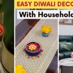 Easy DIY Diwali Decor Ideas with Household Items | Last Minute Diwali Decoration Ideas