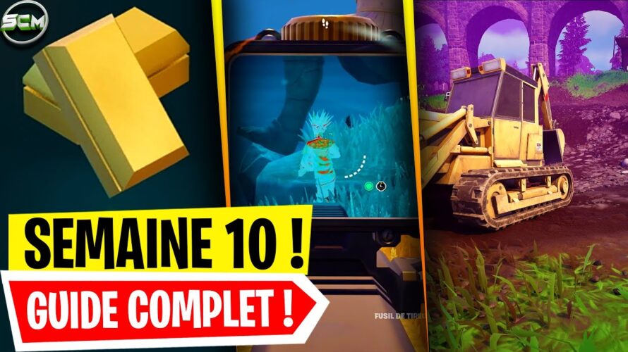 Guide Complet des Défi de la Semaine 10 Fortnite Saison 4, Astuce Quête Hebdomadaires Chapitre 5