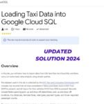 Loading Taxi Data into Google Cloud SQL || 2024 || #qwiklabs #qwiklabsarcade2024
