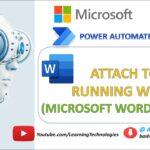 Power Automate Desktop || Attach to running Word  action(Microsoft Word actions)