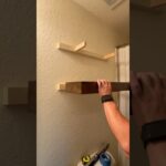 Simple floating shelves #woodworking #floatingshelves #dit #howto
