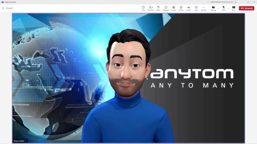 ANYTOM Interactive and smooth content within MS Teams!