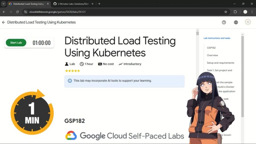 Distributed Load Testing Using Kubernetes | #qwiklabs | #GSP182