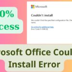 How to Fix Microsoft Office Couldn’t Install Error | Error Code 0-2048(0)  0-2054(0)