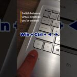 How to Switch between virtual desktops you’ve created on the right or left in Windows 10