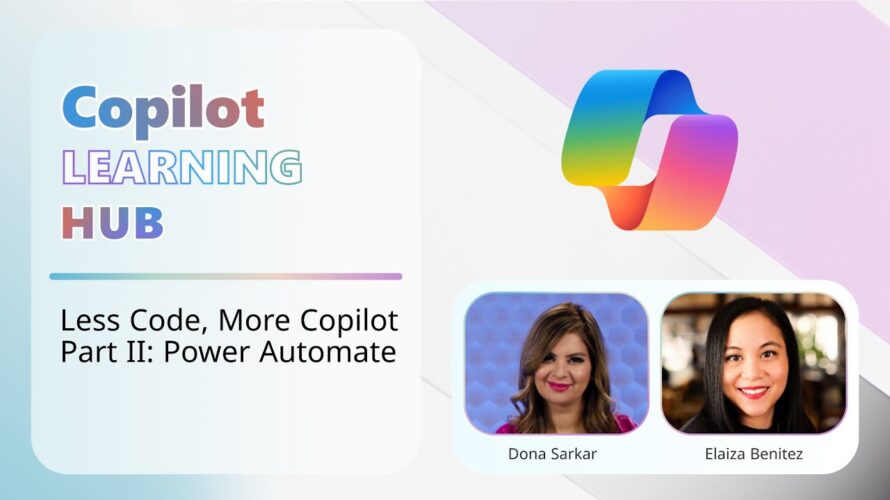 Less Code, More Copilot Part 2: Power Automate